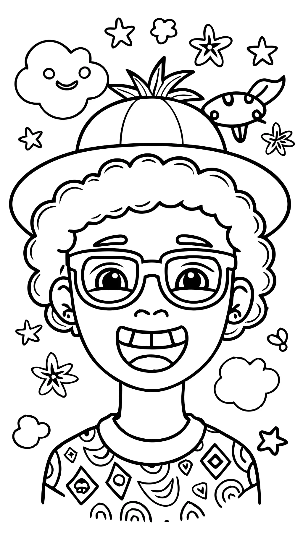 coloring pages face